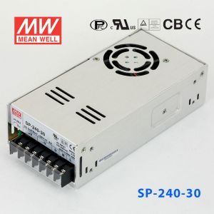 SP-240-30 240W 30V8A 单路输出带PFC功能明纬开关电源