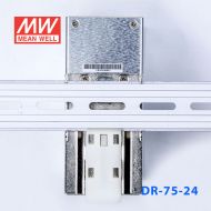 DR-75-24 75W 24V3.2A 单路输出导轨安装明纬开关电源