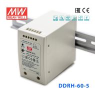 DDRH-60-5明纬50W 150~1500V输入5V10A输出宽输入导轨DC-DC转换器