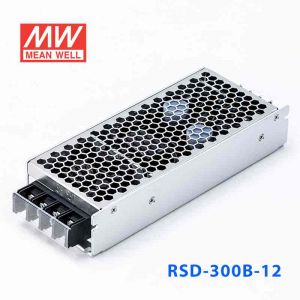 RSD-300B-12  300W 14.4-33.6V 输入12V 22.5A  铁路用外壳型单路输出DC-DC转换明纬开关电源