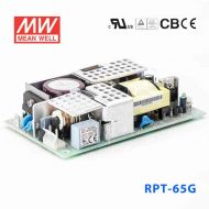 RPT-65G  65W +24V 2.9A +5V 1.5A +12V 0.7A  三路输出无外壳PCB板明纬开关电源