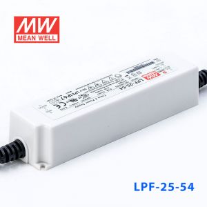 LPF-25-54  25W  54V 0.47A  恒压+恒流有PFC高效率塑壳IP67防水LED电源