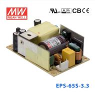 EPS-65S-3.3 65W 3.3V11A 单路输出裸板高效低空载损耗明纬开关电源