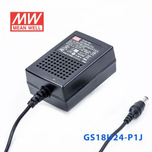 GS18U24-P1J 18W 24V0.75A 输出绿色能源明纬墙插电源适配器(美式插头) 