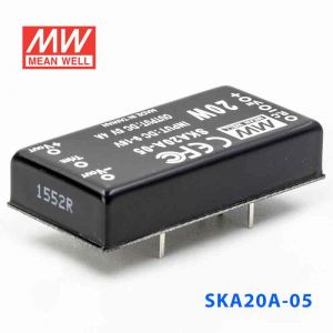 SKA20A-05  20W  9~18V  输入 5V  4A 稳压单路输出明纬DC-DC转换模块电源