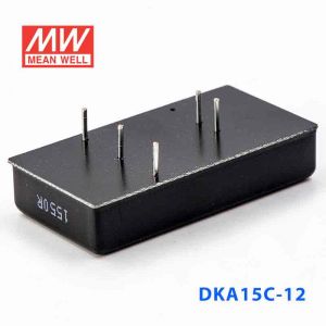 DKA15C-12  15W 36~72V  输入 ±12V 稳压双路输出明纬DC-DC转换模块电源