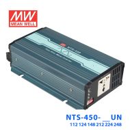 NTS-450-224UN明纬24V25A输入230VAC输出DC-AC逆变器纯正弦波