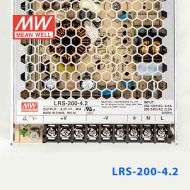 LRS-200-4.2 168W 4.2V40A输出（输入电压开关选择型)明纬超薄高性能开关电源