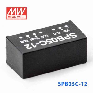 SPB05C-12 3W  36~72V 输入 12V 稳压单路输出明纬DC-DC转换模块电源