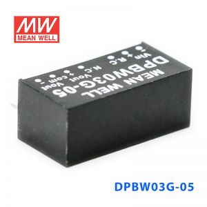 DPBW03G-05 3W 18~75V 转 ±5V 0.6A 稳压双路输出DC-DC模块电源