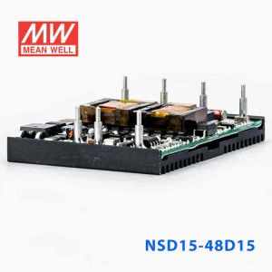 NSD15-48D15  15W  18~72V 输入  ±15V 稳压双路输出板上型明纬DC-DC变换电源