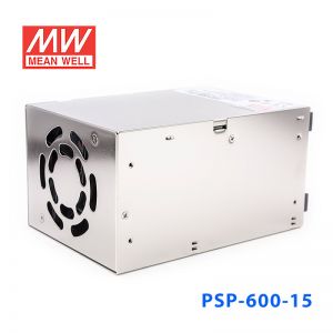 PSP-600-15  600W  15V 40A  单路输出带功率因素校正可并联明纬开关电源