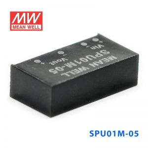 SPU01M-05 1W 12V 转 5V 非稳压单路输出明纬DC-DC转换模块电源