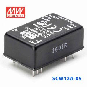 SCW12A-05  12W  9~18V  输入 5V  稳压单路输出明纬DC-DC转换模块电源