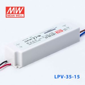 LPV-35-15   35W    15V   2.4A明纬牌恒压输出IP67防水塑壳LED照明电源