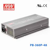 PB-360P-48 360W 57.6V6.25A 带PFC明纬优化三段式铅酸电池充电器 