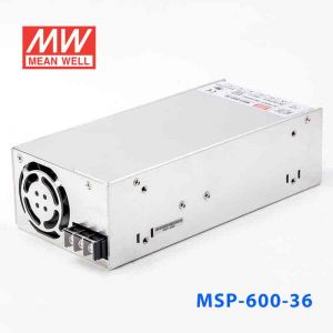 MSP-600-36  600W  36V 17.5A  单路输出带功率因素校正高可靠医疗型明纬开关电源