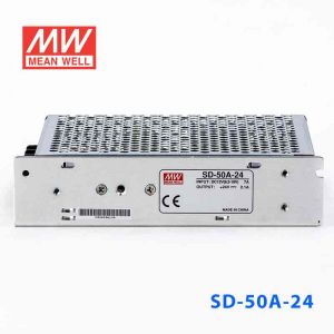 SD-50A-24  50W  9.2~18V 输入 24V 2.1A  输出有外壳明纬DC-DC转换电源