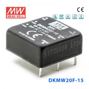 DKMW20F-15 20W 9~36V 转 ±15V 0.66A 非稳压双路输出DC-DC模块电源