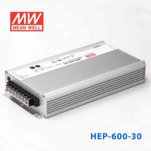 HEP-600-30   600W   30V  20A   高效率无风扇密封全灌胶恶劣环境适用明纬开关电源