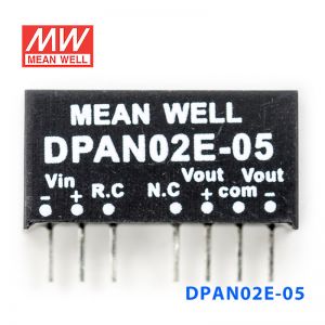 DPAN02E-05 2W 4.5~9V 转 ±5V 0.2A非稳压双路输出DC-DC模块电源