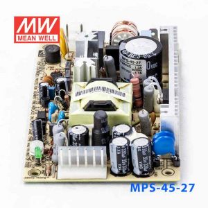 MPS-45-27 45W 27V1.7A 单路输出微漏电医用无外壳明纬开关电源