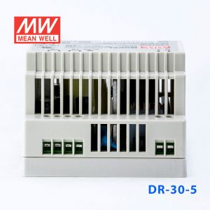 DR-30-5 15W 5V3A 单路输出Class II DIN导轨安装明纬开关电源