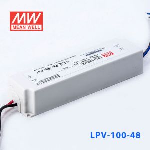 LPV-100-48 100W 48V2.1A 明纬牌恒压输出IP67防水塑壳LED照明电源