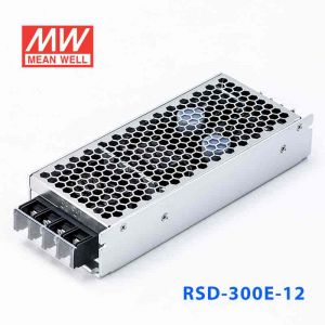 RSD-300E-12  300W  21.6-50.4V 输入 12V 25A  铁路用外壳型单路输出DC-DC转换明纬开关电源