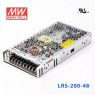 LRS-200-48 210W 48V4.4A输出（输入电压开关选择型)明纬超薄高性能开关电源 