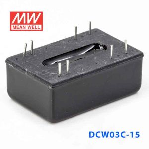 DCW03C-15  3W  36~72V  输入  ±15V  稳压双路输出明纬DC-DC转换模块电源