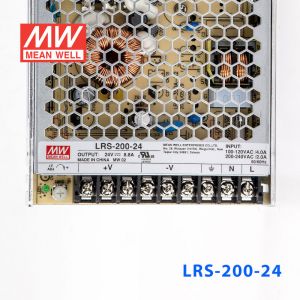 LRS-200-24 210W 24V8.8A 输出（输入电压开关选择型)明纬超薄高性能开关电源