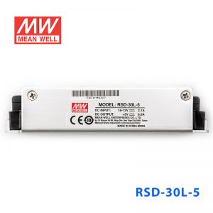 RSD-30L-5 30W 18~72V输入 5V 6A 输出铁道专用明纬DC-DC转换电源