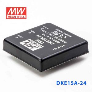 DKE15A-24  15W  9~18V 输入  ±24V  双路输出明纬DC-DC转换模块电源