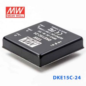 DKE15C-24  15W  36~72V  输入  ±24V  双路输出明纬DC-DC转换模块电源