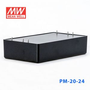 PM-20-24  20W  24V 0.92A  微漏电塑封单路输出板上型医用明纬开关电源