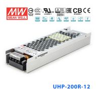 UHP-200R-15 200W 15V 13.4A 明纬PFC高性能超薄电源(冗余功能)