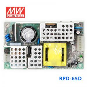 RPD-65D  65W +24V  29A +5V 1.5A  双路输出无外壳PCB板明纬开关电源