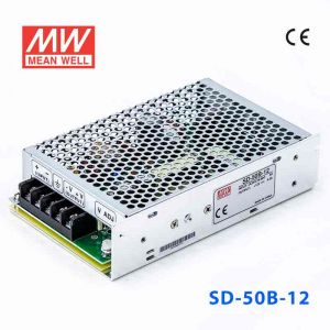 SD-50B-12  50W  19~36V  输入 12V 4.2A  输出有外壳明纬DC-DC转换电源