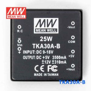 TKA30A-B  30W  9~18V  输入  +5V  ±12V  三路输出明纬DC-DC转换模块电源