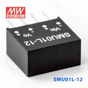 SMU01L-12  1W  5V-12V  非稳压单路输出明纬DC-DC转换模块电源