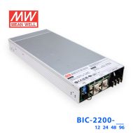 BIC-2200-24台湾明纬24V90A输出180~264V输入AC-DC具能量回收功能之交直流双向电源