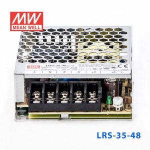 LRS-35-48 38.4W 48V0.8A单路输出超薄型低空载损耗明纬开关电源