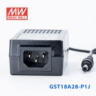 GST18A28-P1J  18W 28V0.64A高效能低空载损耗绿色节能桌上型适配器