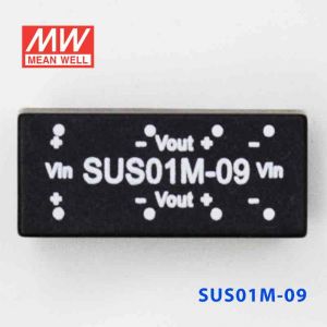 SUS01M-09  1W  12V-9V  非稳压单组输出明纬DC-DC转换模块电源