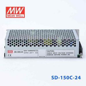 SD-150C-24  150W  36~72V  输入 24V 6.3A  输出有外壳明纬DC-DC转换电源