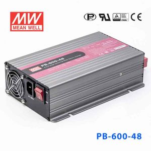 PB-600-48  600W  57.6V 10.5A  带PFC明纬2/3/8段式智能铅酸电池充电器