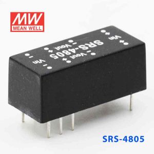 SRS-4805  0.5W  48V-5V  稳压单组输出明纬DC-DC转换模块电源