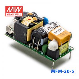 MFM-20-5台湾明纬20W 80~264V输入5V4A输出PCB裸板医疗开关电源