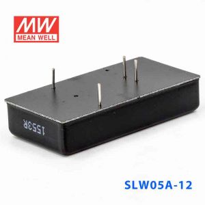 SLW05A-12  5W  9~18V 输入  12V  稳压单路输出明纬DC-DC转换模块电源